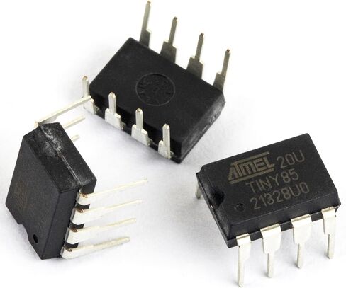 ATTINY85-20PU ATtiny85 Chip DIP-8 8 بت متحكم صغير (حزمة من 10) in Saudi Arabia