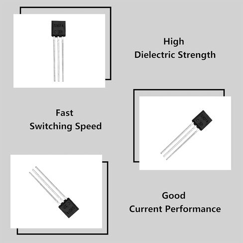 مجموعة 15 قيم 750 قطعة MOSFET، A1015 C945 C1815 S8050 S8550 S9012 S9013 S9014 S9015 S9018 2N2222 2N3904 2N3906 2N5401 2N5551 PNP NPN مجموعة متنوعة من ترانزستورات الطاقة in Kuwait