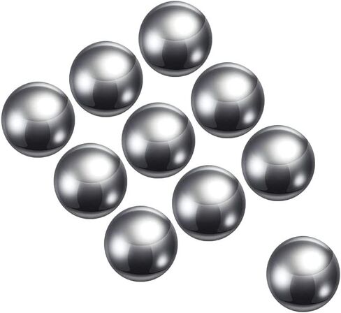 10 قطع من الكرات الدقيقة - [1/4 بوصة] فولاذ التنغستن لاستخدام صمامات المحامل، صلبة in Kuwait