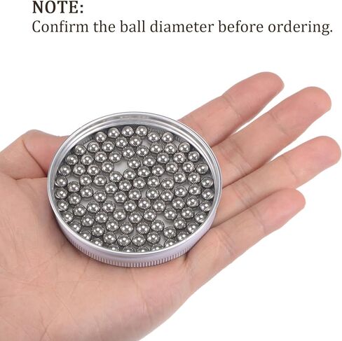 10 قطع من الكرات الدقيقة - [1/4 بوصة] فولاذ التنغستن لاستخدام صمامات المحامل، صلبة in Kuwait