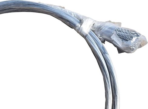 سلك الكفالة - 14 قياس 14 قدم ربطات الأسلاك المجلفنة - 50 حزمة - أسلاك بالات الطوارئ (1) in Kuwait