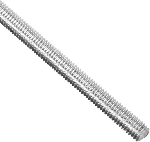 Uxcell M4 x 250mm قضيب ملولب بالكامل، 304 فولاذ مقاوم للصدأ، خيوط اليد اليمنى in Kuwait