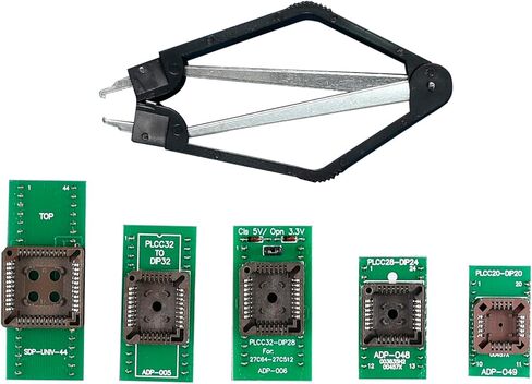 طقم محول PLCC PLCC20/28/32/44 إلى DIP20/24/28/32/44 مقبس IC لمبرمج XGecu T56 USB in Kuwait