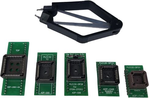 طقم محول PLCC PLCC20/28/32/44 إلى DIP20/24/28/32/44 مقبس IC لمبرمج XGecu T56 USB in Kuwait