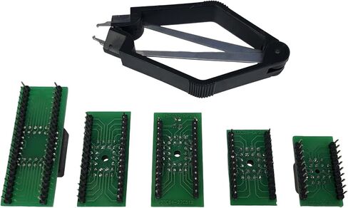 طقم محول PLCC PLCC20/28/32/44 إلى DIP20/24/28/32/44 مقبس IC لمبرمج XGecu T56 USB in Kuwait