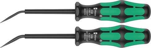 Wera - 05008100001 - أدوات التشغيل، مجموعة 338/2 من أدوات التشغيل للمكعبات الطرفية (أقفاص الزنبرك)، قطعتين in Saudi Arabia