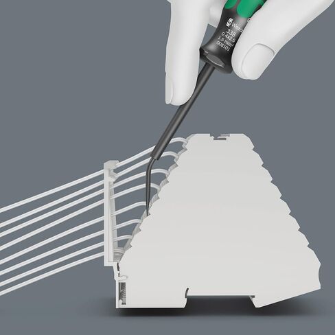 Wera - 05008100001 - أدوات التشغيل، مجموعة 338/2 من أدوات التشغيل للمكعبات الطرفية (أقفاص الزنبرك)، قطعتين in Saudi Arabia