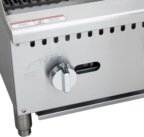 KoolMore 24 in. Commercial 2-Burner Natural Gas Charbroiler with 60,000 BTU in Stainless-Steel, ETL Listed(KM-GCB2-24M) in Saudi Arabia