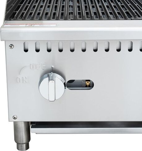 KoolMore 24 in. Commercial 2-Burner Natural Gas Charbroiler with 60,000 BTU in Stainless-Steel, ETL Listed(KM-GCB2-24M) in Saudi Arabia