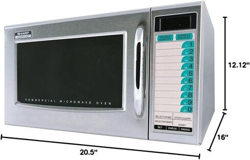 Sharp Medium-Duty Commercial Microwave Oven (15-0427) Category: Microwaves, R-21LTF in Saudi Arabia