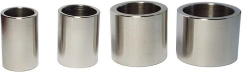 3/4" Thick Reducing Bushing Adapter | Premium Stainless Steel Reducer Bushing for Bench Grinding Wheels with 1-1/4" or 1" Arbor Hole Reduce to 3/4", 5/8" or 1/2" Shaft (For 3/4" Wide Wheels) in Saudi Arabia
