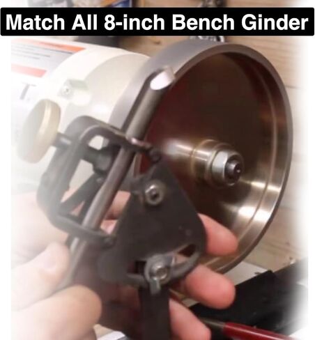 CBN Grinding Wheel 8 inch Fit for All 8-inch Bench Grinder, Aluminum Base Metal Sharpening Wheel, for Sharpening HSS Woodturning Tools(180 Grit) in Saudi Arabia