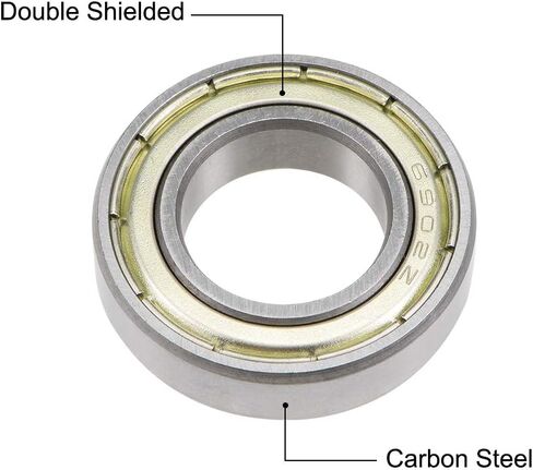 uxcell 693ZZ Deep Groove Ball Bearings Z2 3mm X 8mm X 4mm Double Shielded Carbon Steel 20pcs in Saudi Arabia