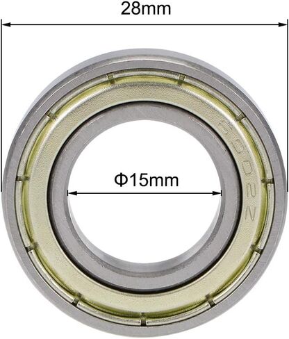uxcell 693ZZ Deep Groove Ball Bearings Z2 3mm X 8mm X 4mm Double Shielded Carbon Steel 20pcs in Saudi Arabia