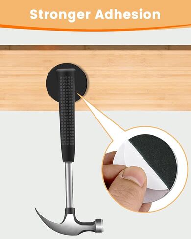 عجلات ذاتية اللصق - عجلة عالمية دوارة 360 درجة، محمل نقل كروي صغير لأجهزة المطبخ الصغيرة، صندوق تخزين، سلة المهملات (مع 4 محامل كروية، أسود، 8 قطع) in Kuwait