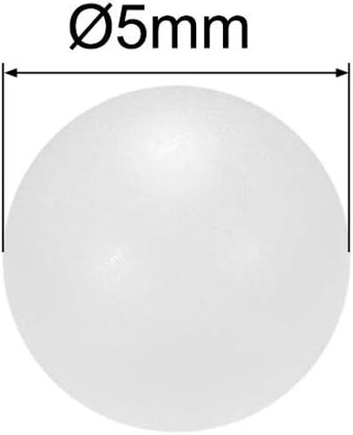 uxcell 3mm PP Solid Plastic Balls, Precision Bearing Ball 100pcs in Saudi Arabia