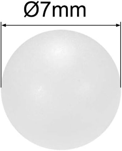 uxcell 3mm PP Solid Plastic Balls, Precision Bearing Ball 100pcs in Saudi Arabia