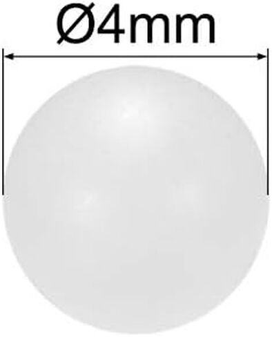uxcell 3mm PP Solid Plastic Balls, Precision Bearing Ball 100pcs in Saudi Arabia