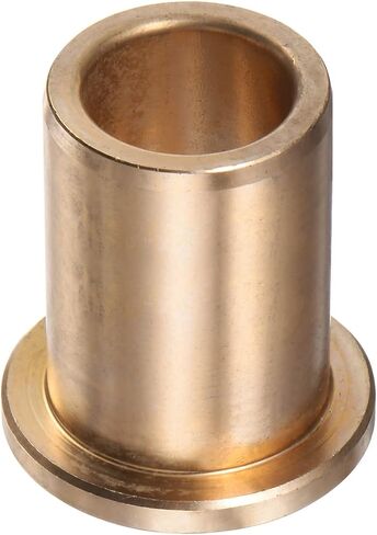 Flange Bearing Sleeve 15mm Bore 21mm OD 30mm Length 3mm Flange Thickness Bronze Bushing Self-Lubricating Bushings Sleeve for Industrial Equipment in Saudi Arabia