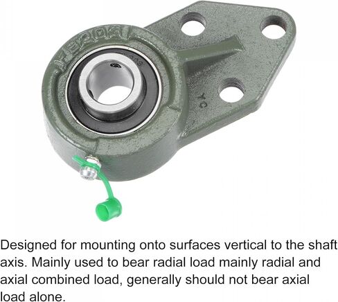uxcell UCFB207 Hanger Bearing Unit 35mm Bore Cast Iron Bearing Unit Set Screw Lock in Saudi Arabia