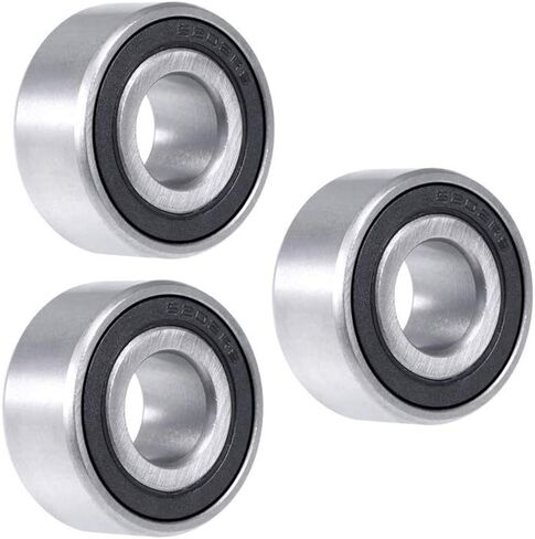5203-2RS Double Row Angular Contact Ball Bearing 17x40x17.5mm Sealed Chrome Steel Bearings 3Pcs in Saudi Arabia
