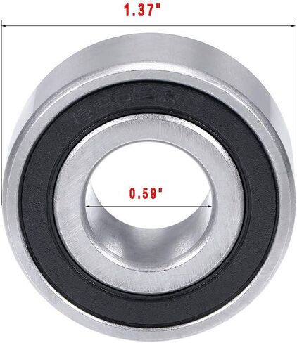 5203-2RS Double Row Angular Contact Ball Bearing 17x40x17.5mm Sealed Chrome Steel Bearings 3Pcs in Saudi Arabia