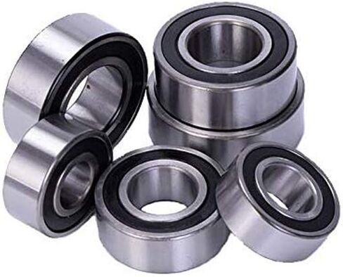 5203-2RS Double Row Angular Contact Ball Bearing 17x40x17.5mm Sealed Chrome Steel Bearings 3Pcs in Saudi Arabia