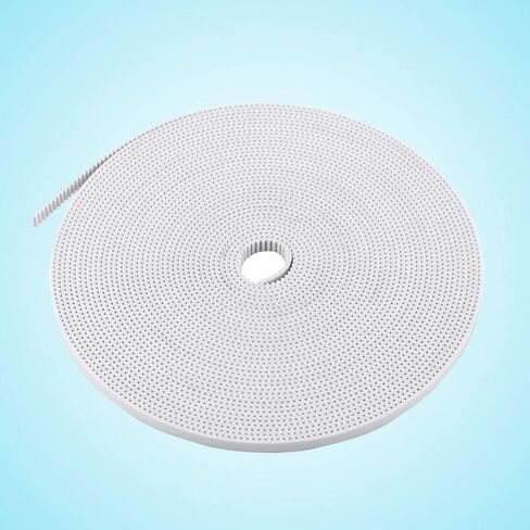 10 Meters Gt2 Timing Belt Width 6mm Timing Belt 3D Printer Belt White with Steel Core in Kuwait