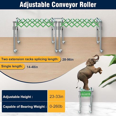 ناقل أسطواني قابل للتعديل، طاولة نظام ناقل قابلة للتعديل مع شاشة عرض مقياس، حزام ناقل دوار مرن وقابل للتمديد in Kuwait