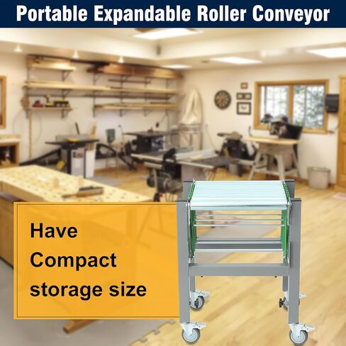 ناقل أسطواني قابل للتعديل، طاولة نظام ناقل قابلة للتعديل مع شاشة عرض مقياس، حزام ناقل دوار مرن وقابل للتمديد in Kuwait