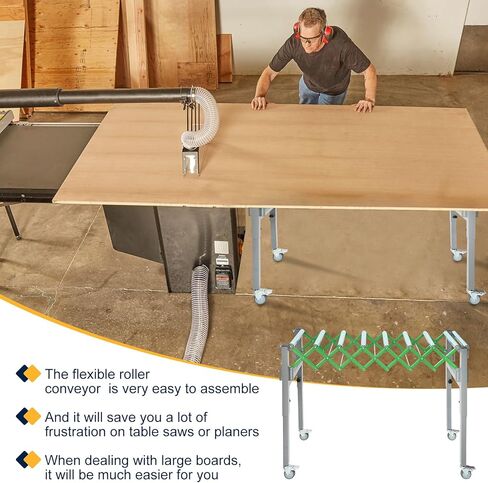 ناقل أسطواني قابل للتعديل، طاولة نظام ناقل قابلة للتعديل مع شاشة عرض مقياس، حزام ناقل دوار مرن وقابل للتمديد in Kuwait