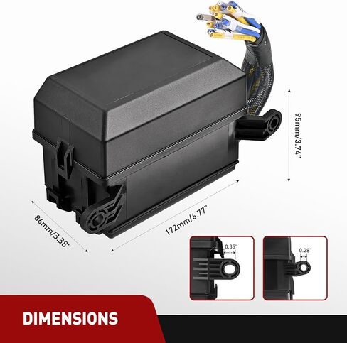 Nilight 12V صندوق ترحيل الصمامات 6 مرحلات 6 فتحات ATC/ATO حامل فيوز الشفرة 4Pin 5Pin Bosch Style 40A Relay مجموعة كتلة مقاومة للماء مسبقة السلكية عالمية للسيارات والشاحنات وقوارب التخييم، ضمان لمدة عامين in Saudi Arabia