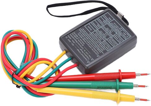 Phase Rotation Meter, SP8030 3 Phase Battery Phase Sequence Detector for Industry for Electrician in Saudi Arabia