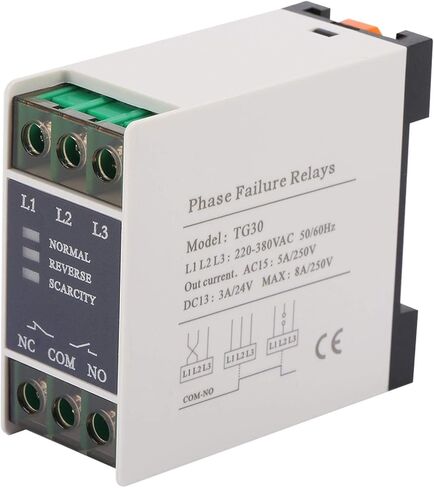 TG30 3 مراحل تسلسل المرحلة تتابع فشل المرحلة حماية فقدان إمدادات الطاقة مراقب التتابع 3 مراحل حامي تسلسل للمحركات مضخات 220-380VAC in Kuwait