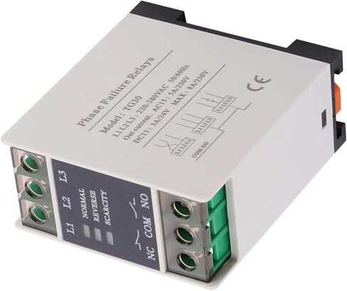 TG30 3 مراحل تسلسل المرحلة تتابع فشل المرحلة حماية فقدان إمدادات الطاقة مراقب التتابع 3 مراحل حامي تسلسل للمحركات مضخات 220-380VAC in Kuwait