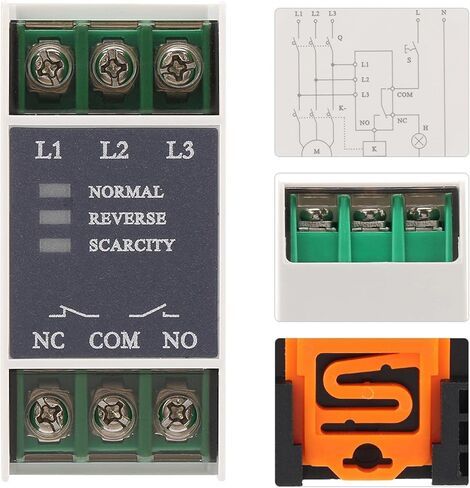 TG30 3 مراحل تسلسل المرحلة تتابع فشل المرحلة حماية فقدان إمدادات الطاقة مراقب التتابع 3 مراحل حامي تسلسل للمحركات مضخات 220-380VAC in Kuwait