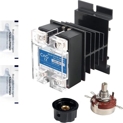 تتابع الحالة الصلبة SSR-40AA AC إلى إدخال التيار المتردد 70-250VAC للإخراج 24-480VAC 40A غطاء بلاستيكي أحادي الطور in Saudi Arabia