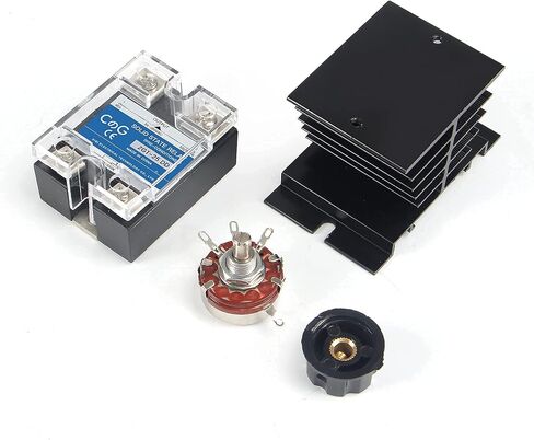 تتابع الحالة الصلبة SSR-40AA AC إلى إدخال التيار المتردد 70-250VAC للإخراج 24-480VAC 40A غطاء بلاستيكي أحادي الطور in Saudi Arabia