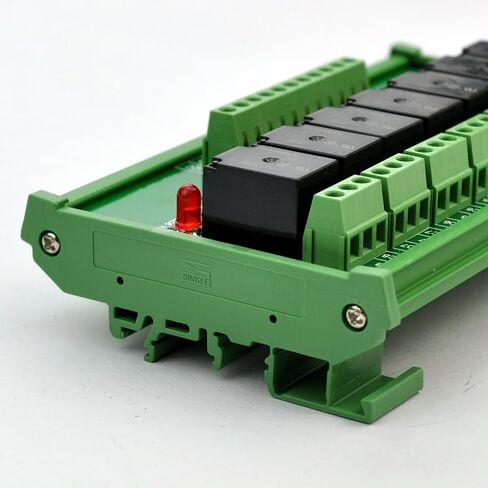 إلكترونيات-صالون DIN Rail Mount 8 SPDT وحدة واجهة مرحل الطاقة. (جهد التشغيل: تيار مستمر 24 فولت) in Saudi Arabia