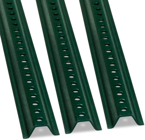 عمود لافتة SmartSign U-Channel، بطول 8 بوصات، ووزن متوسط ​​1.12 رطل، عمود فولاذي مطلي بالمينا باللون الأخضر - عبوة من 4 قطع in Kuwait