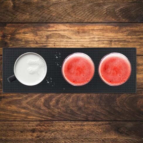 3 PCS 8 x 24 Inch Rubber Bar Mats, Non-Slip Rubber Bar Service Top Spill Mats, PVC Bar Spill Mat Drinks Mixing Pad for Bars, Home Kitchen, Pubs, Restaurants in Saudi Arabia