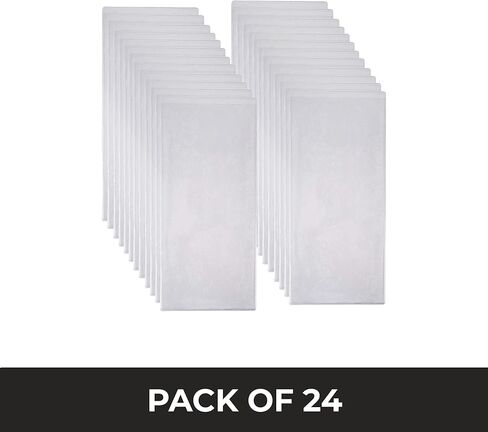 غطاء قائمة من الفينيل الشفاف على الوجهين، حامل قائمة بلاستيكي على الوجهين، غطاء تحميل علوي منزلق، قابل للمسح، قابل لإعادة الاستخدام، 8.5 بوصة × 14 بوصة، عبوة من 24 قطعة in Kuwait