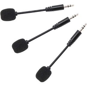 3Pcs 3.5Mm Jack Flexible Extended Mini Microphone for Computer Mobile Phone Accessories Tablets Laptops and Peripherals in Kuwait