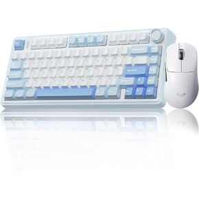 AULA Wireless Keyboard and Mouse Combo, F75 Mechanical Keyboard SC900 Max Wireless Mouse in Kuwait