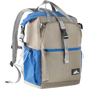 حقيبة ظهر للمشي لمسافات طويلة للرجال ، 35 لتر مقاوم للماء وخفيفة الوزن UHMWPE حقيبة الظهر النهارية غير الرسمية ، حقيبة الكتب الكلية كبيرة الكلية للكلية (أحمر) in Kuwait