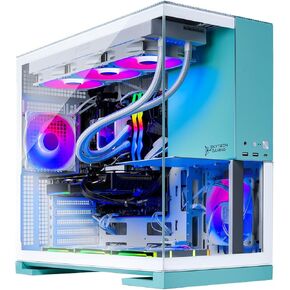 Skytech Gaming Aqua Desktop PC ، Intel Ultra 7 265K 3.9 GHz (5.4 GHz Turbo) ، NVIDIA RTX 5070 TI 16GB ، 2TB GEN4 NVME SSD ، 32GB DDR5 RAM 6000 RGB ، 850W GOLD ATX 3 PSU ، 360MM ARGB AIO ، WI-FI in Kuwait