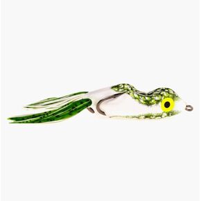 Scum Frog Painted Trophy Series Topwater Bass Fishing Hollow Body Frog Lure with Weedless Hooks, Natural Black and Green, 1/2 Ounce in Saudi Arabia