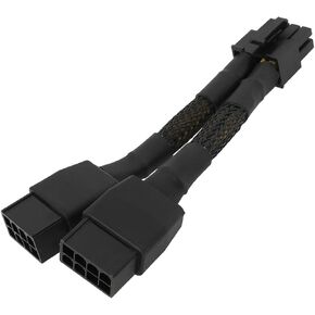1pc مزدوج 8pin إلى 8 Pin GPU Cable Cable Cable 10cm 030-1233-000 متوافق مع بطاقة رسومات NVIDIA RTX A6000 in Kuwait