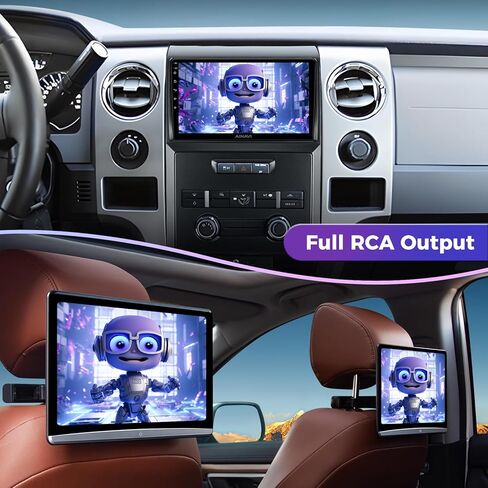 ستيريو سيارة Android لـ Ford F150 2009-2012 ترقية الراديو (3RAM+32ROM) CARPLAY اللاسلكي Auto 9 بوصة Qled Touch Screen GPS MINORRORING 5GWIFI ميكروفون (مع كاميرا 1080 بكسل) in Kuwait