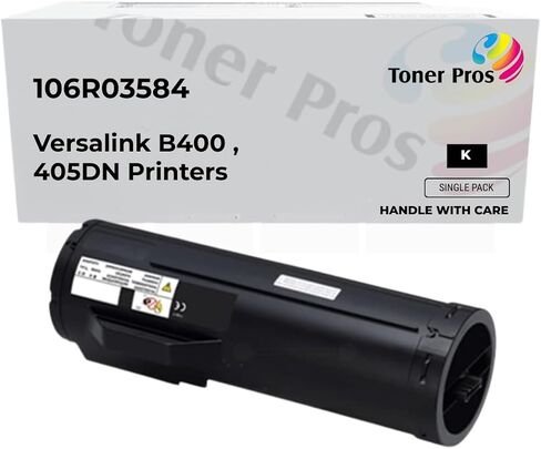 Toner Pros [Extra High Capacity Remanufactured Toner Cartridge Replacement for Xerox Versalink 106R03584 (Black, Pages Yield: 24,600 Pages) for Xerox Versalink B400,405DN Printers in Saudi Arabia